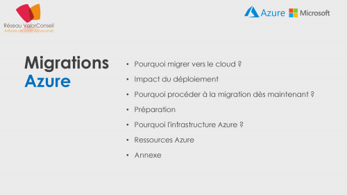 Pourquoi migrer vers le cloud ?